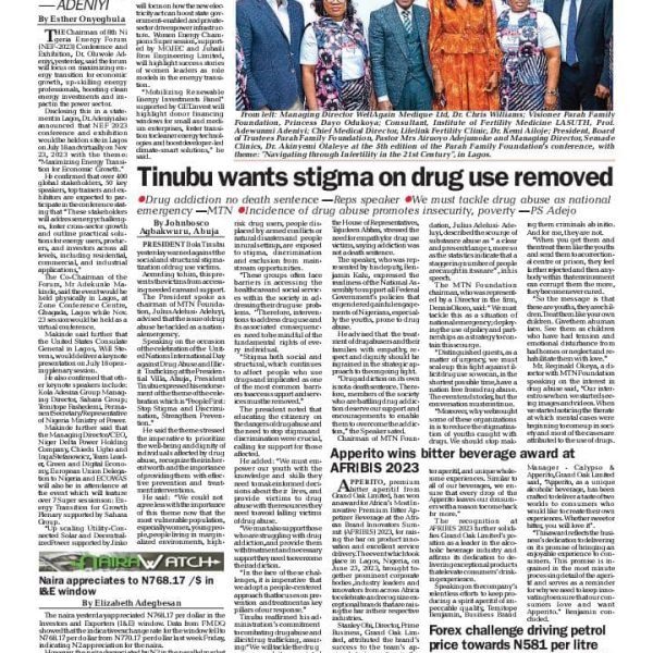 Vanguard. Tuesday, June 27, 2023. Page 27